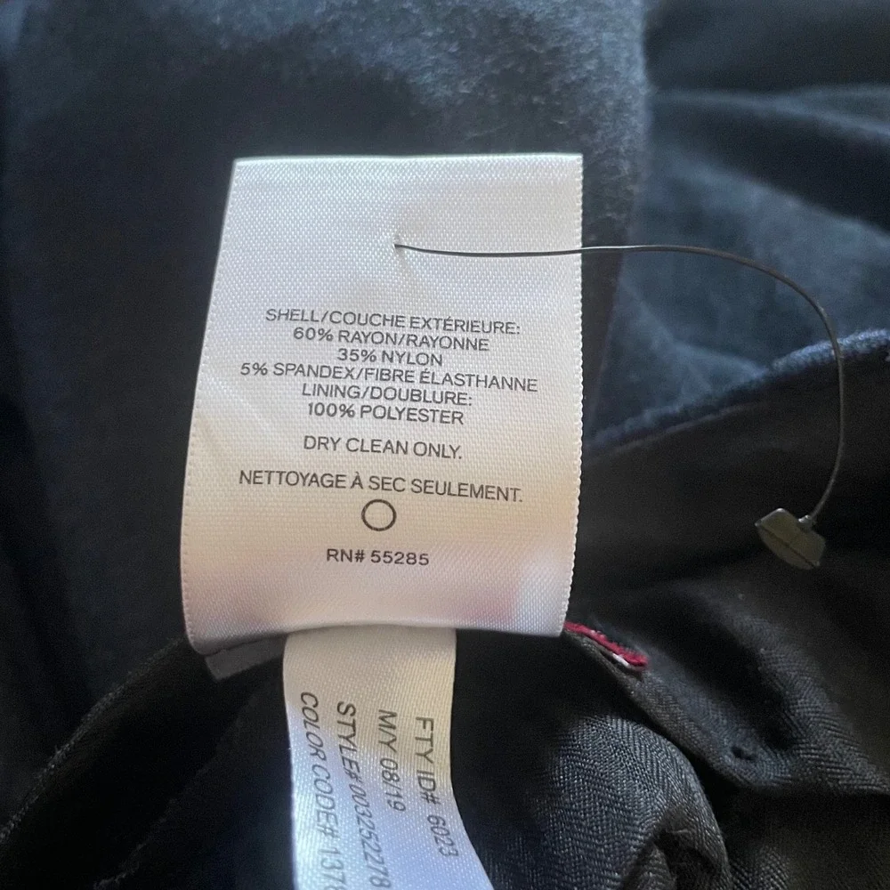 Express Mens Performance Heather Blue Stretch Dress Pants Flat Front Size 34X32